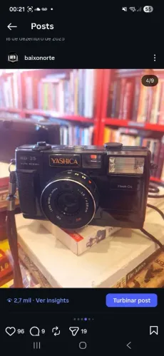 Camera analógica yashica md 35