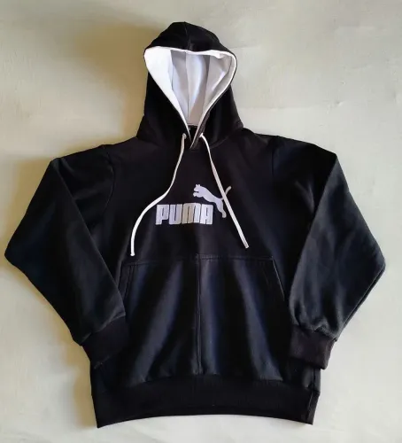 Moletom Puma preto com capuz - P
