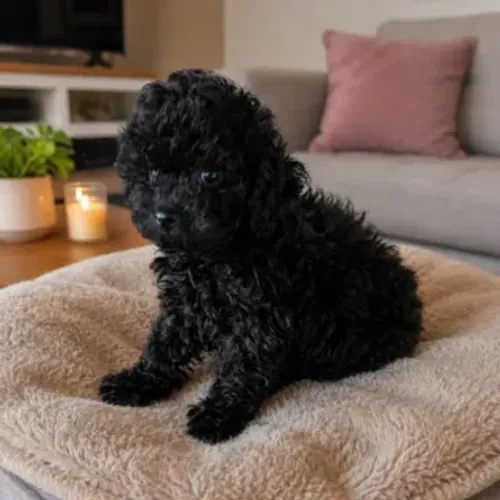 Filhote de Poodle Preto - Macho | 3 Meses