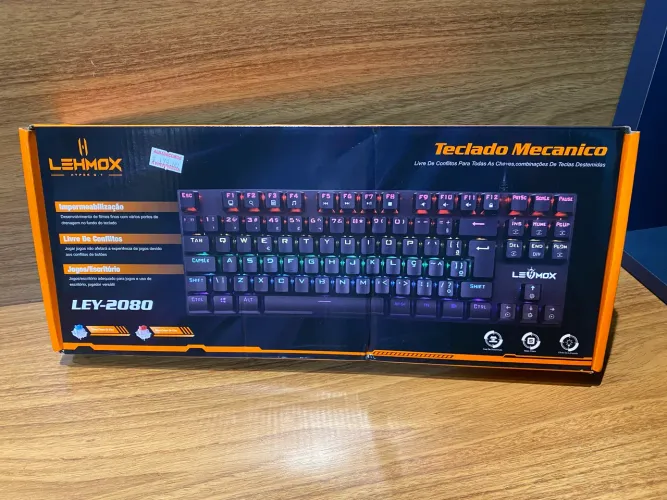 Teclado mecânico Lehmox NOVO
