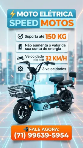 Vendo moto elétrica estado de nova