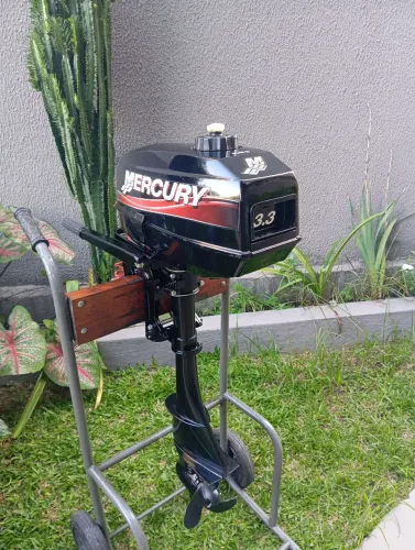 Motor Mercury 3.3 Hp, REVISADO, Todo Original, =0km, Impecável.