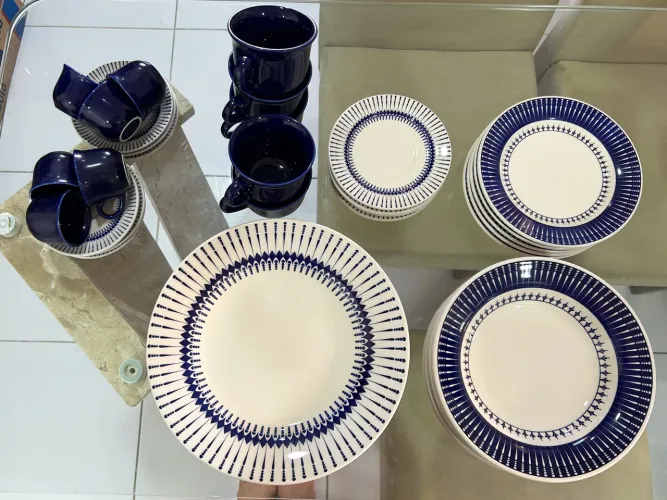 Aparelho de Jantar / Chá / Café Oxford Actual Colb Biona - 42 peças