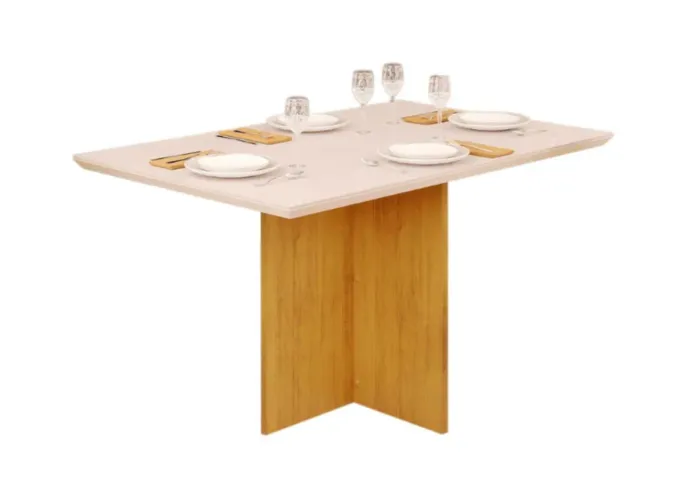 Mesa De Jantar 1,20 Base Centralizada NOVA