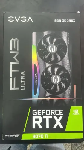 PLACA DE VIDEO EVGA GEFORCE RTX 3070TI FTW3 ULTRA 8GB