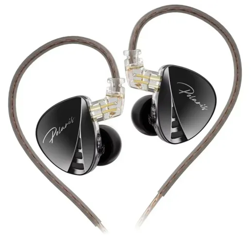 CCA Polaris Fone Intra-Auricular HiFi Estéreo IEM, Fones de Ouvido com Fio, Drivers