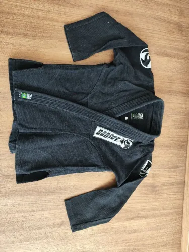 Kimono Jiu-jitsu adulto Preto - A1 - Bad Boy
