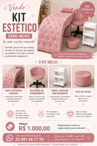 Vende se kit estético