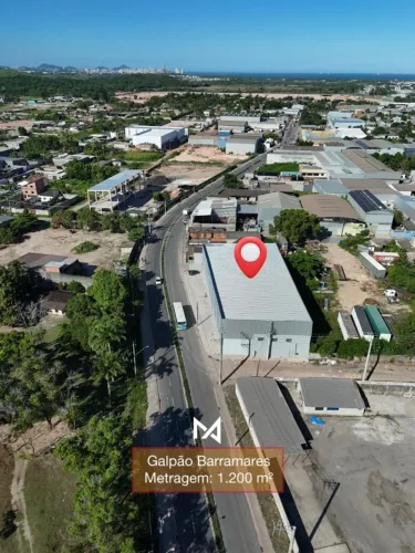 Aluguel desse galpão com 1200m2 em Vila Velha!