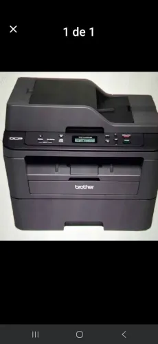 Impressora brother, toner preto e branco