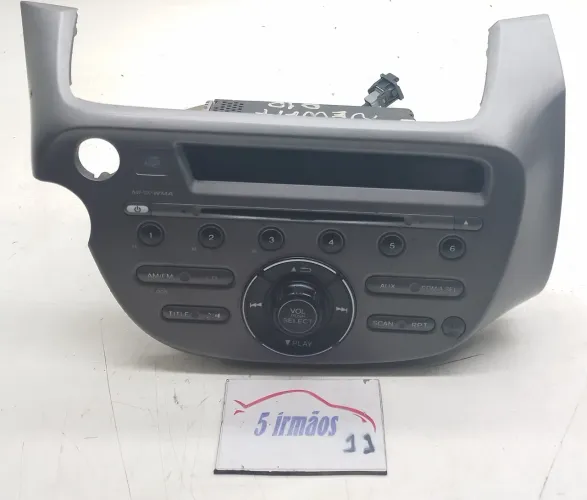 Rádio Cd Player Honda New Fit 1.5 2010 Nº39100tf0p010m1