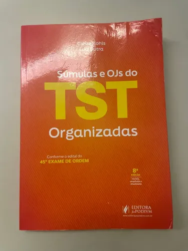 Súmulas e OJs do TST Organizadas e Atualizadas