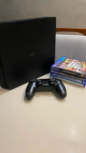 PLAYSTATION 4 COMPLETO + ACESSÓRIOS 