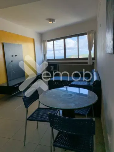 Apartamento mobiliado à locação em Ponta Negra (Natal/RN) I Condomínio Cristallo - 65m² -