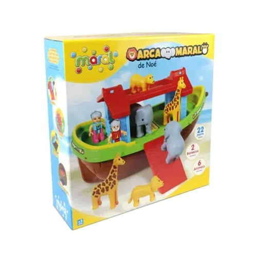 Brinquedo Infantil Arca de Noé Maral