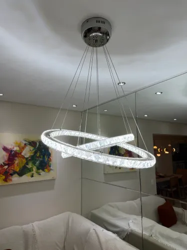 Lustre Pendente Anéis 