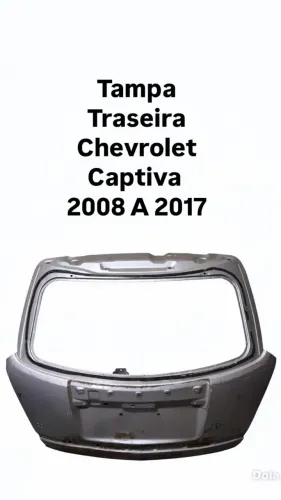 Tampa Traseira Chevrolet Captiva 2008 2009 2010 2011 2012 2013 2014 2015 2016 2017
