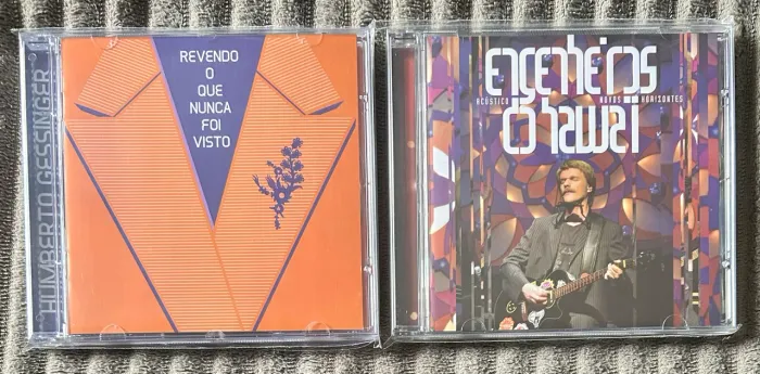 CDs Humberto Gessinger + Engenheiros do Hawaii Lote com 2 CDs