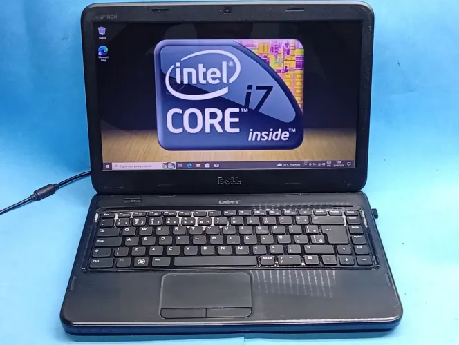 Notebook Dell core i7 8 gb 2 Ger ssd 120 tela 14 USB HDMI s/ bateria c fonte 
