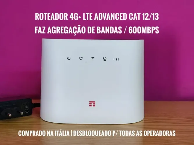 Roteador 4G+ TCL | Wi-Fi 6 Dual Band | Desbloqueado | Até 600mbps Download
