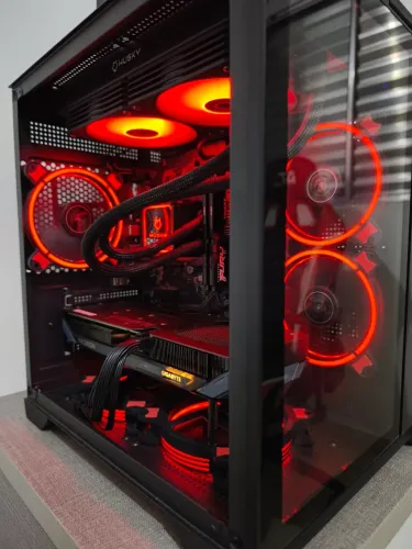 Pc gamer Ryzen 9600X com RX 9060 XT 16GB roda tudo, Pc gamer ddr5