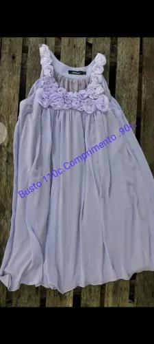 Vestido Gestante Lavanda 42