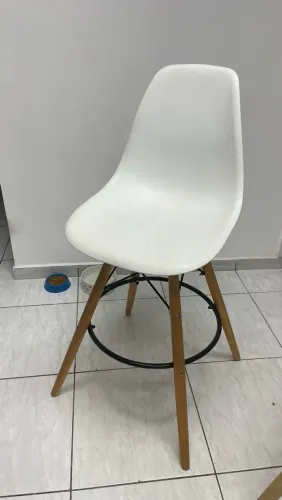 Banqueta/Cadeira Alta Eames Eiffel
