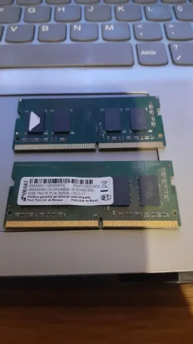 Memória RAM DDR4 Notebook 2x4gb total 8gb