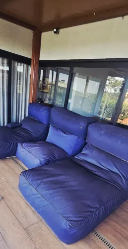 Conjunto de Puffs, espreguiçadeira para jardim ou área de Piscina