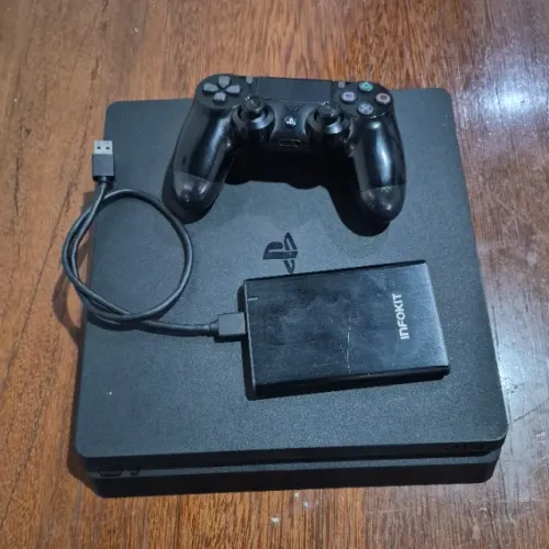 PS4 500GB + HD 1TB + Controle Original + 7 Jogos + Dock