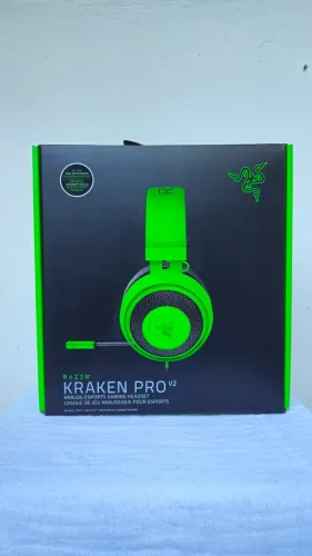 Headset Gamer Razer Kraken Pro V2 Verde Usado - Ótimo Estado