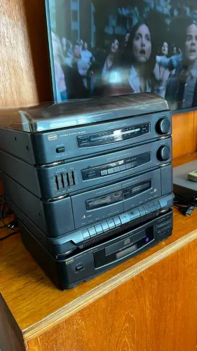 Mini System Modular CCE Vintage - Sem Caixas de Som - Não Testado