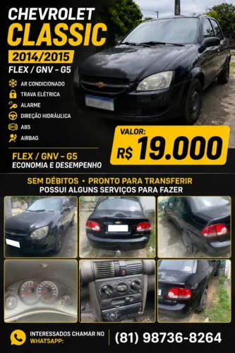 Chevrolet Classic Life/ls 1.0 VHC Flexp. 4P 2015