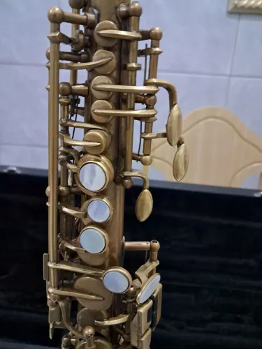 Sax soprano Winston (americano) mecânica similar ao Mark VI