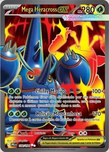 Mega Heracross Ex Fogo Fantasmagórico (108/094)