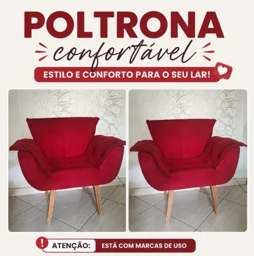 Vendo par de poltronas - 250,00
