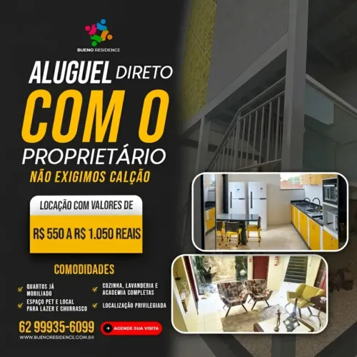 Imóvel para aluguel possui 28 metros quadrados com 1 quarto em Setor Sol Nascente - Goiâni