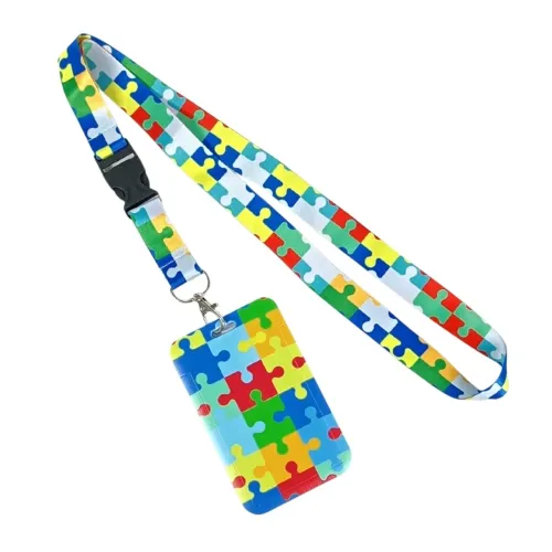 Cordão de Identificação Quebra Cabeça Autismo