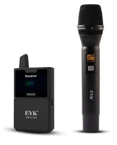 Microfone EYK EW-C100 - Usado em Otimo Estado. 