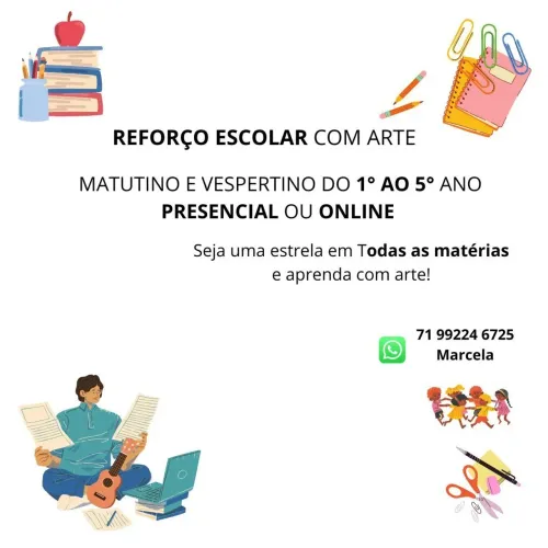 Reforço Escolar do 1 ao 5 ano