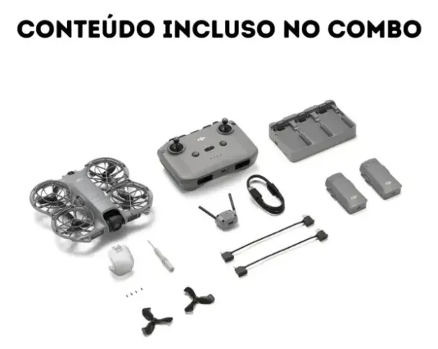 Drone DJI Neo 2 Fly More Combo DJI071 Lacrado Original NF + Garantia Entrega Grátis DF
