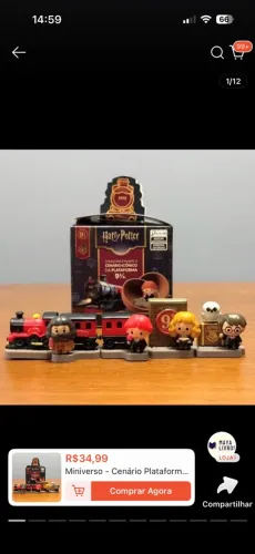 Harry Potter cacau show coleção 2026 itens vendidos separadamente