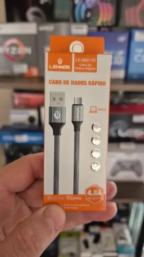 Cabo micro USB tipo c novo lacrado com garantia!