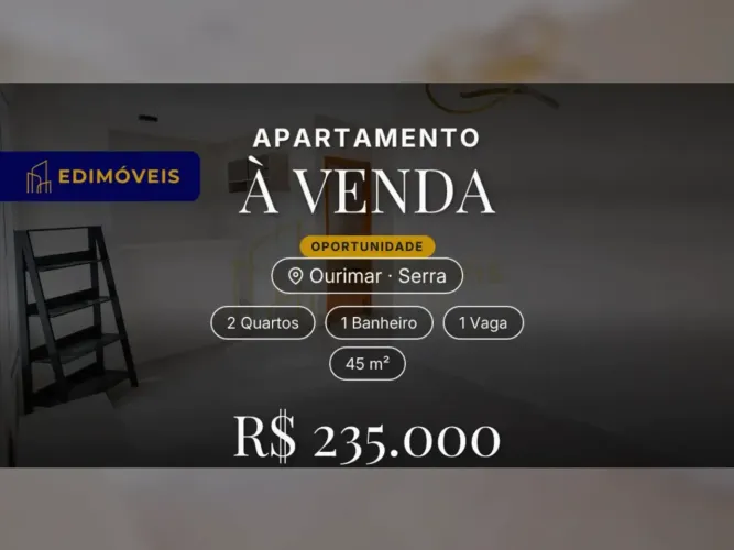 Ourimar| Apartamento 2 quartos em condomínio com piscina e segurança