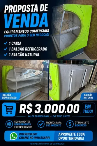 Balcão para o seu estabelecimento <br>1 Caixa<br>1 Balcão Natural <br>1 Caixa