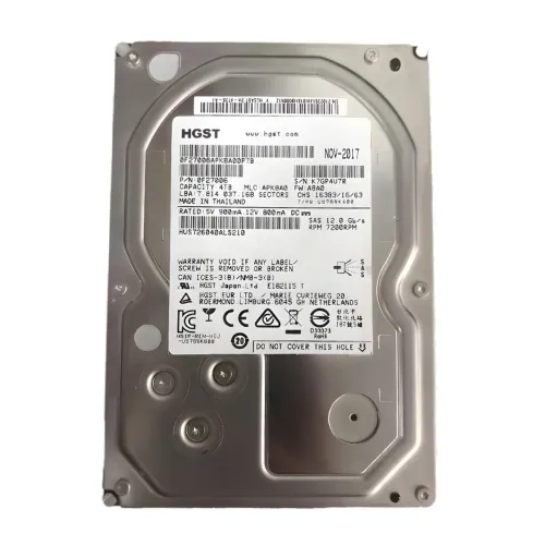 HD HITASHI Profissional ENTERPRISE HGST 4Tb