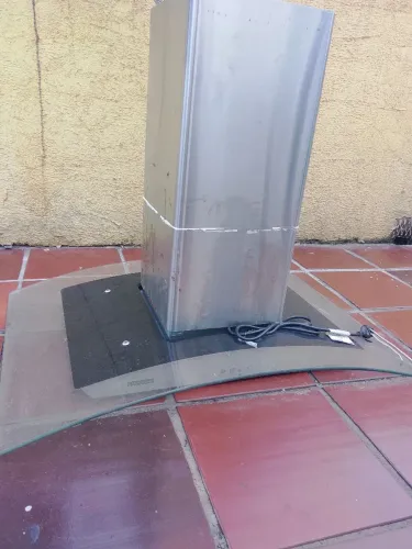 Coifa depurador inox vidro