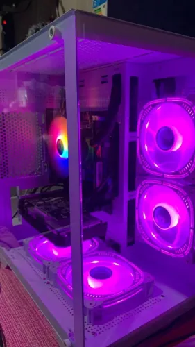 Computador Gamer - Processador i5 + 16gb Ram + GTX 1650 + SSD 240GB RGB Branco