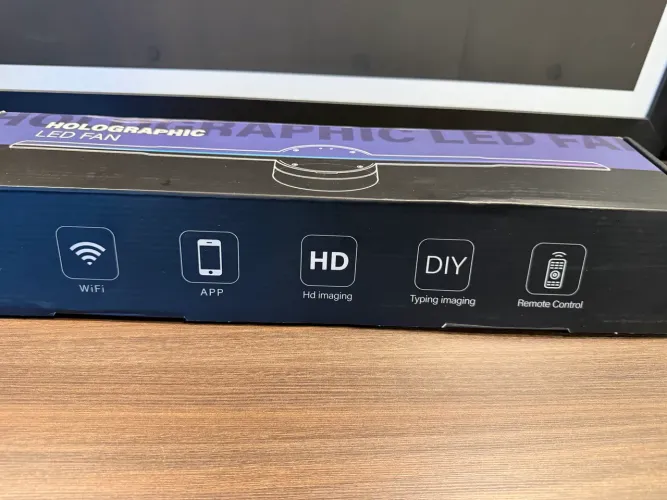 Ventilador de holograma 3D