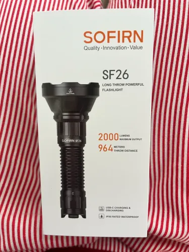 Lanterna Lançamento Sofirn Sf26 2000lumens 964 Metros Edc 68